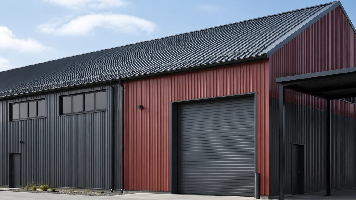 Coated steel roofing and wall cladding panels