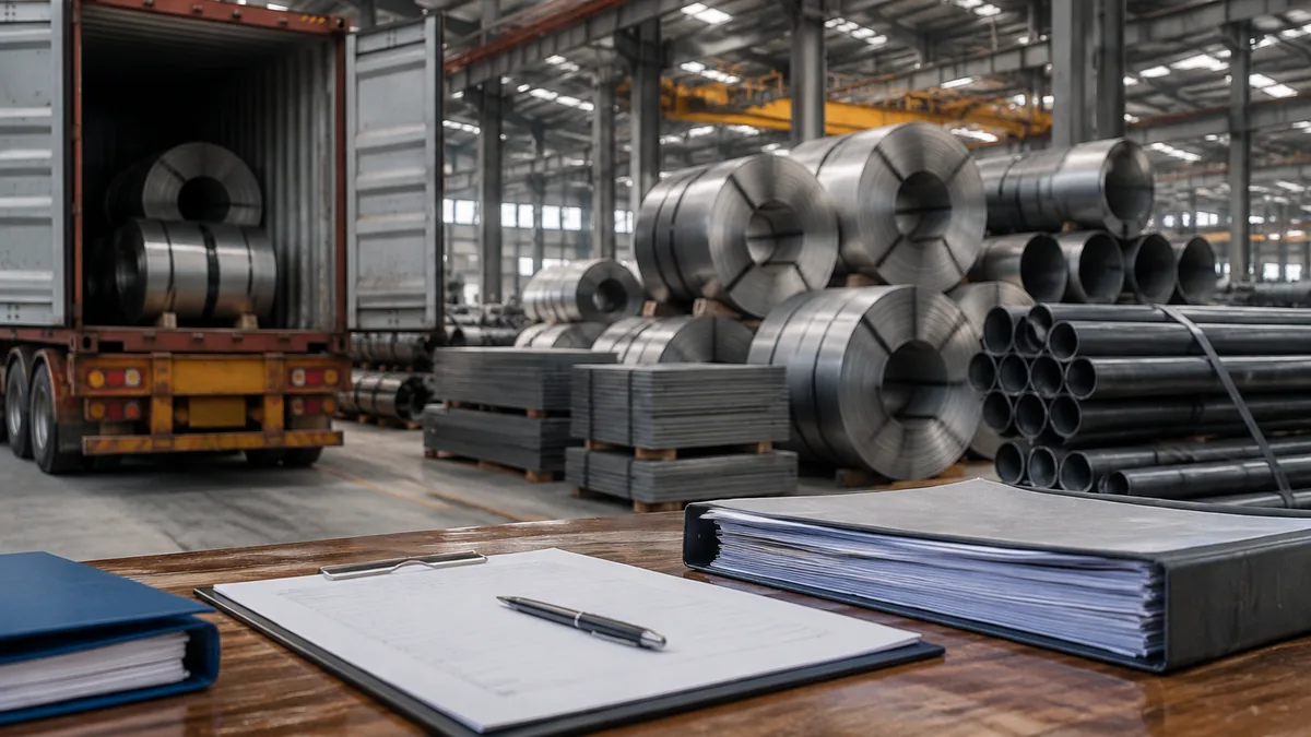 EU CBAM for Steel Imports 2026: Emissions Data, Default Values, and RFQ Documents cover image