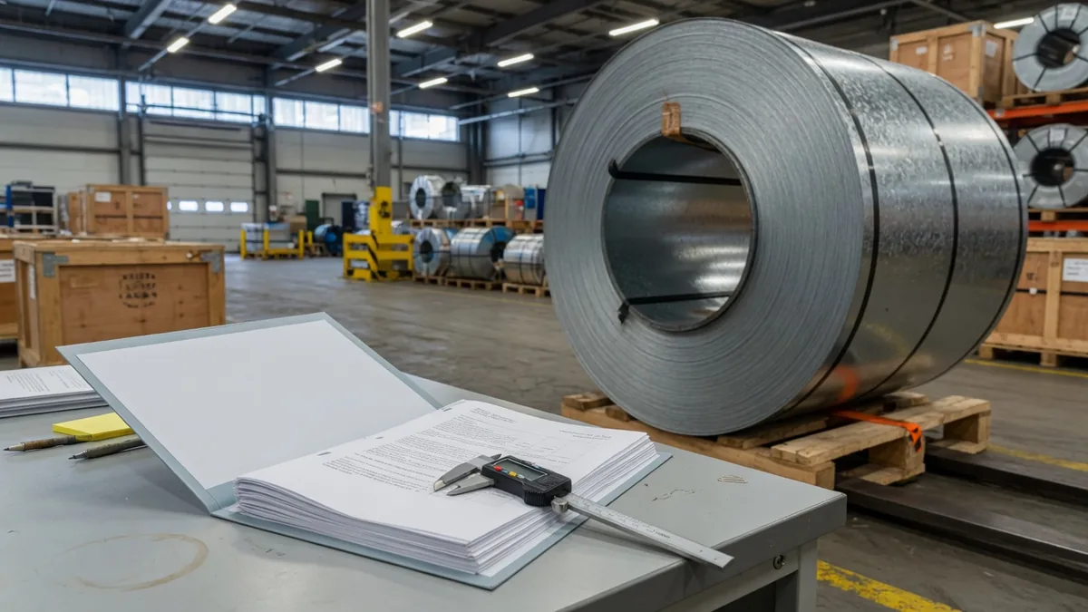 How to Specify Galvanized Steel Coil on a Purchase Order cover image