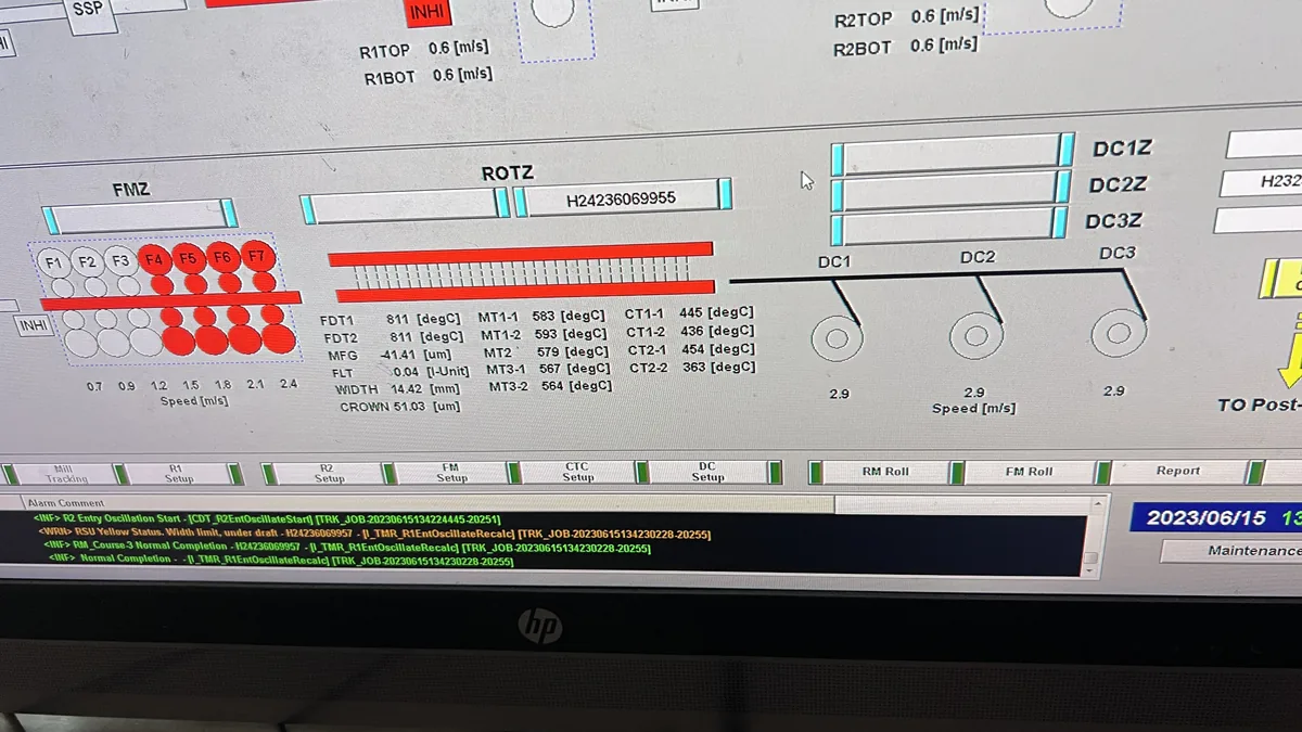 Emballage anticorrosion VCI et empotage en conteneur de bobines d'acier