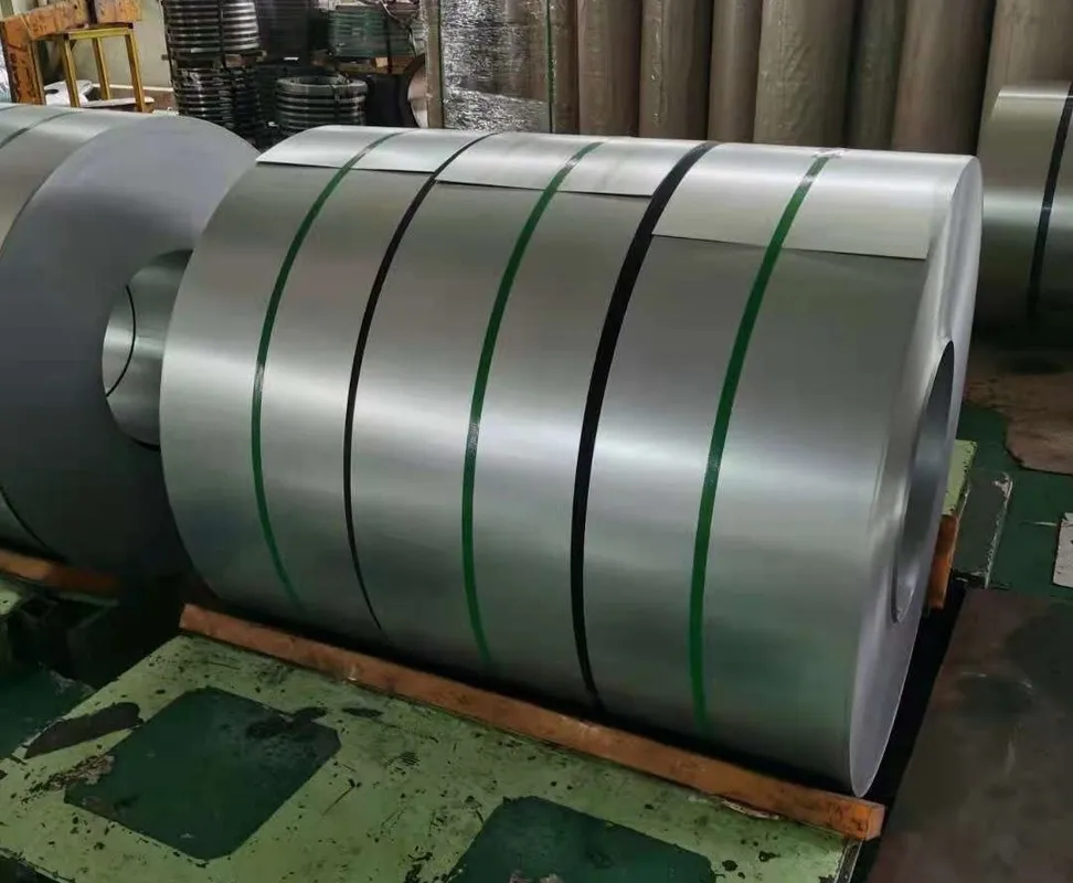 DX51D+Z galvanized coil smooth surface and strapping view