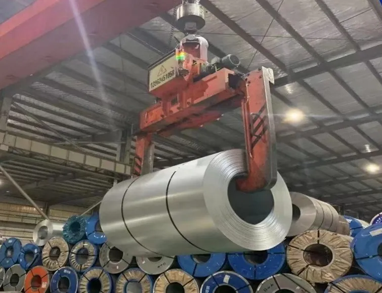 DX51D+Z galvanized coil handling view