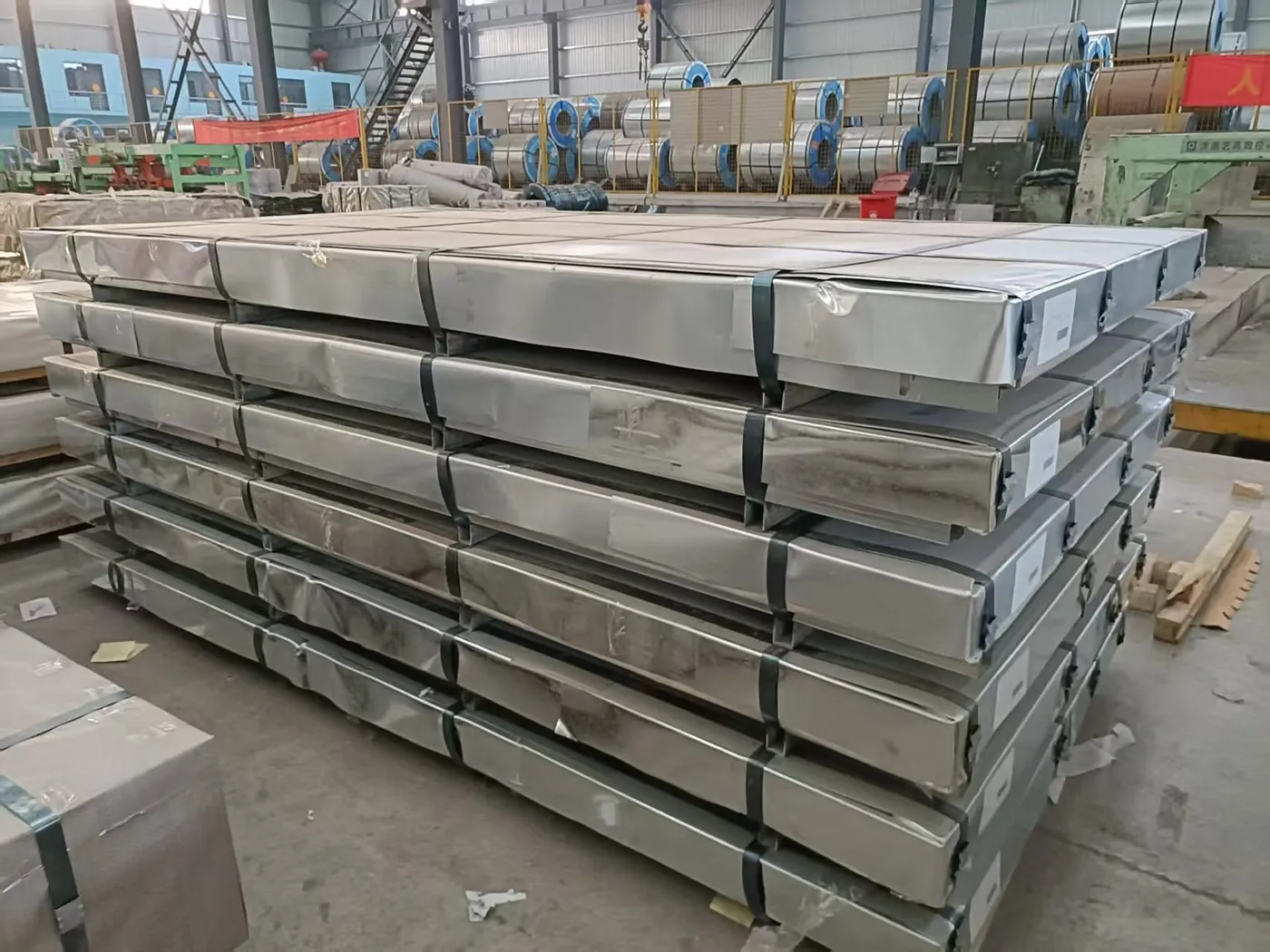 Hot-Dip Galvanized Steel Coil / Sheet (GI) Z40–Z275 vista del embalaje